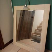 specchio per lavabo con luce 