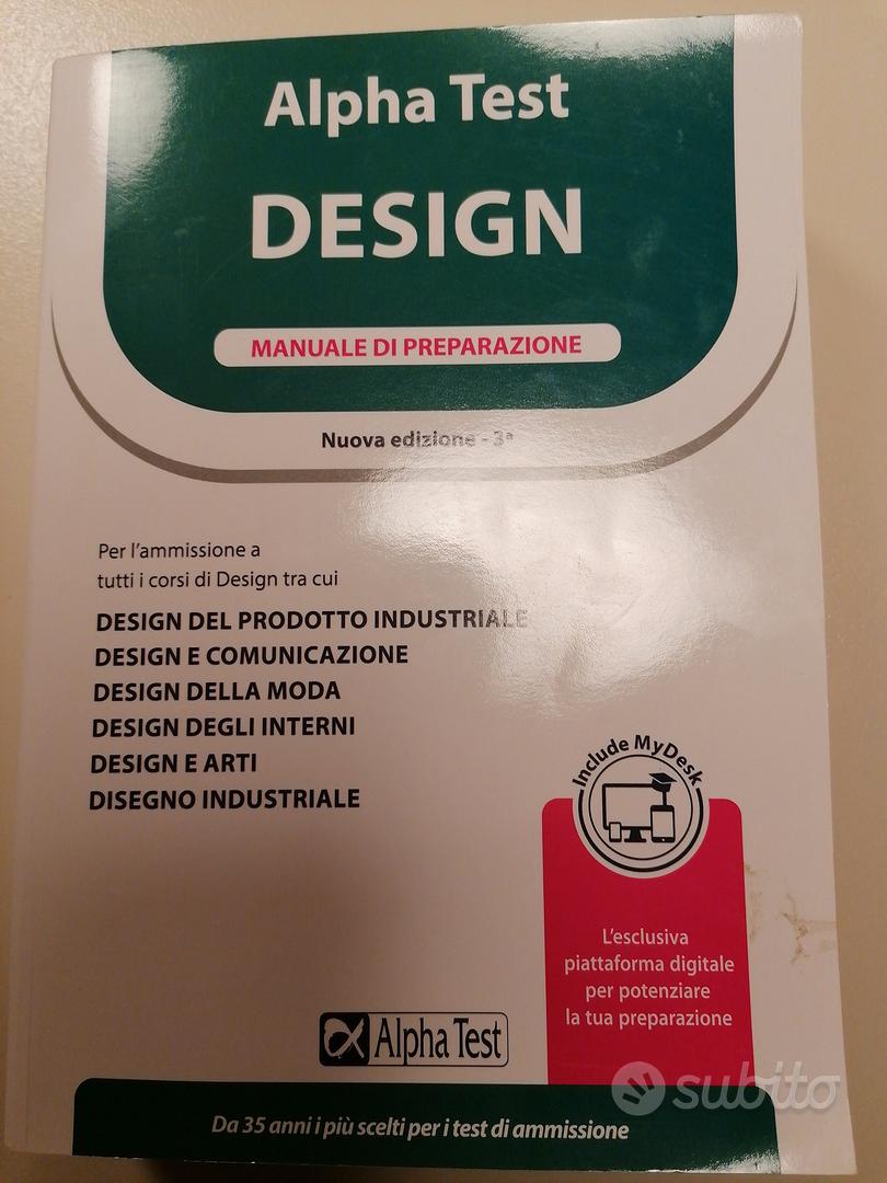 manuale alpha Test DESIGN - Libri e Riviste In vendita a Bologna