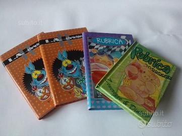 Stock piccole rubriche