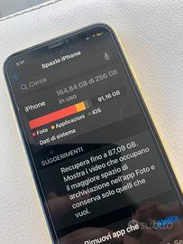 Iphone 11 giallo 256 gb