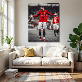 Quadro su tela Cristiano Ronaldo-80x100cm