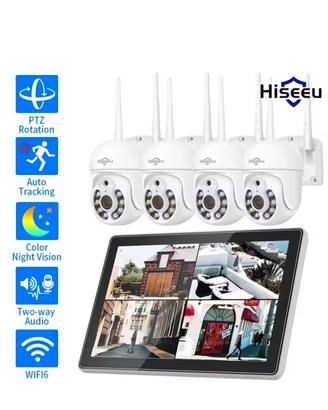 Kit telecamere di sorveglianza Hiseeu 5mp