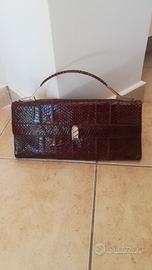Borsa vintage  in coccodrillo