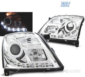 FARI PER OPEL VECTRA C 02-05 LUCE DIURNA A LED CRO