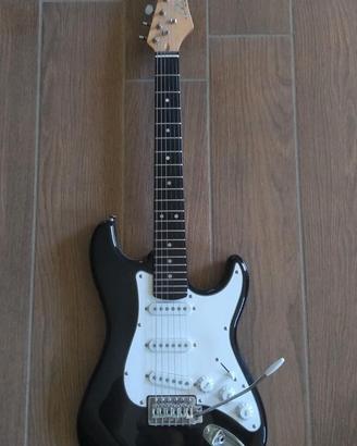 Chitarra Elettrica EKO S-100 misura 3/4 black
