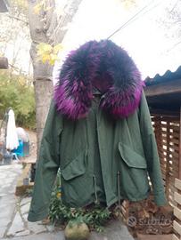 parka con pelliccia di volpe