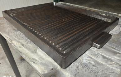 Piastra in ghisa barbecue