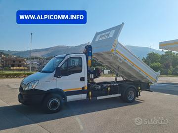 Iveco Daily 60c15 con gru NUOVA e cassone Ribaltab