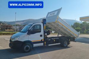 Iveco Daily 60c15 con gru NUOVA e cassone Ribaltab
