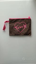 Pochette Tezuk glitter color ebano