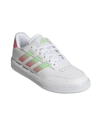 ADIDAS COURTBLOCK sneakers bianche righe colorate