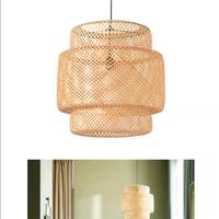 Lampadario in vimini
