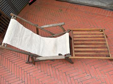 Deckchair / Sdraio / Lettino prendisole (teak)