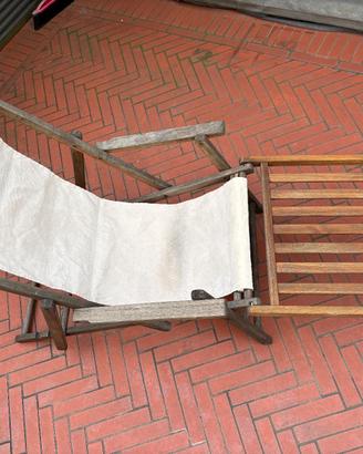 Deckchair / Sdraio / Lettino prendisole (teak)