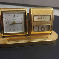 Orologio sveglia in ottone