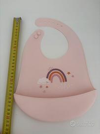 Set 4 bavaglini silicone