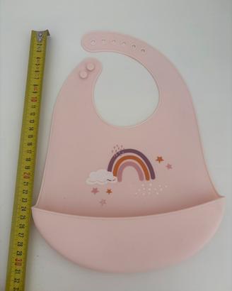 Set 4 bavaglini silicone