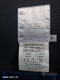 giubbino protettivo equitazione