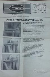 Copritubi raccordo radiatore bagno