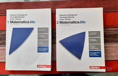 testo scolastico MATEMATICA BLU vo1  e vol2