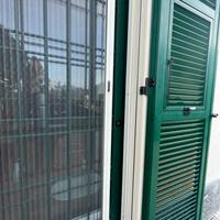Cancello blindato con porta