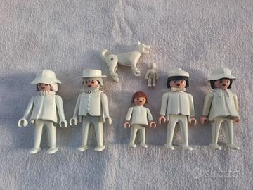 Playmobil color famiglia con cane RARO