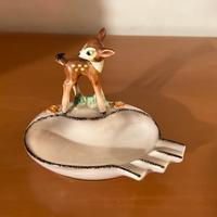 Figurina antica Goebel Disney Bambi e insetto