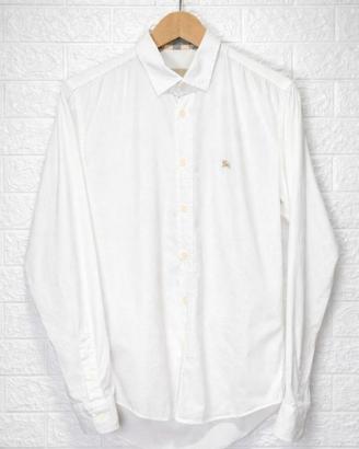 Camicia Burberry donna in cotone bianca M