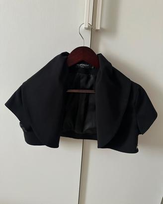 Coprispalle Rinascimento nero elegante – Taglia L