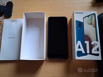 Samsung galaxy a 12 con scatola originale guasto