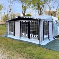 Veranda mikitex usata per roulotte/caravan