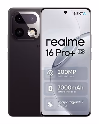 Realme 16 Pro Plus 5G - Master Grey - 8/256 GB
