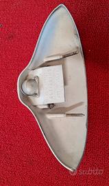 luce targa 500 Fiat originale alluminio