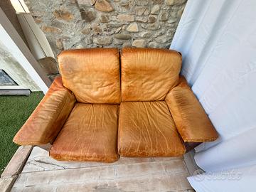 Divano vintage in pelle