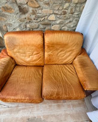 Divano vintage in pelle