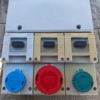 Quadro per distribuzione elettrica per cantiere