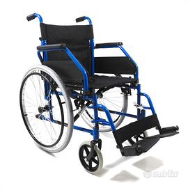 Carrozzina sedia a rotelle autospinta pieghevole