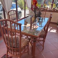 Tavolo in bamboo