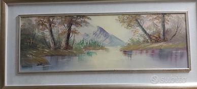 Due quadri di CALVI 30x90 con certificato di origi