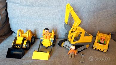 Lego Duplo 4986 Escavatore + Ruspe varie