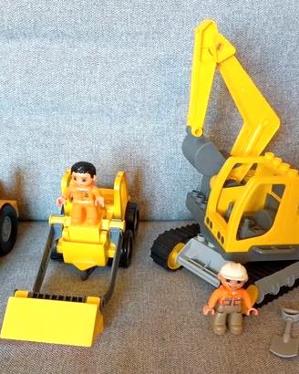 Lego Duplo 4986 Escavatore + Ruspe varie