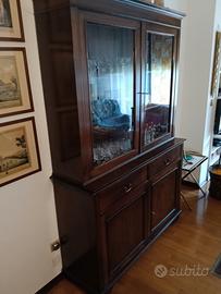 mobile vetrina in stile inglese, artigianale '60