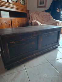 cassapanca in legno 