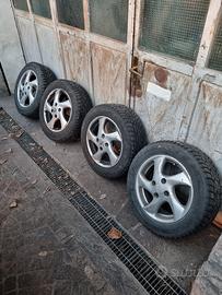 gomme 185/60 r15 NUOVE con cerchi peugeot  4X108 