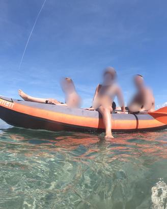 Canoa Decathlon 3 posti