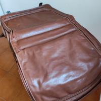 Borsa viaggio  porta abiti  pelle marca Pellux
