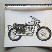 Ducati 450 Scrambler 1969 foto cartella stampa