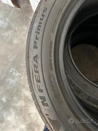 pneumatici  estivi Nexen 225/55ZR17 con 7000 km