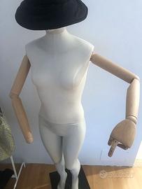 Manichino da donna cm.185 con perno