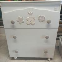 Lettino + fasciatoio ITALBABY mod baby re